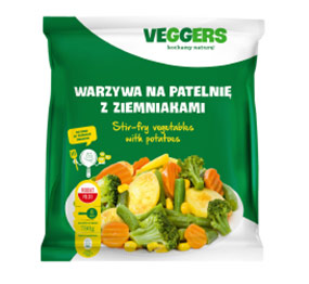 Warzywa na patelnię 
z ziemniakami - Veggers - Produkty Masfrost
