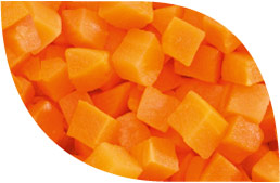 Carrot cubes - Product Masfrost